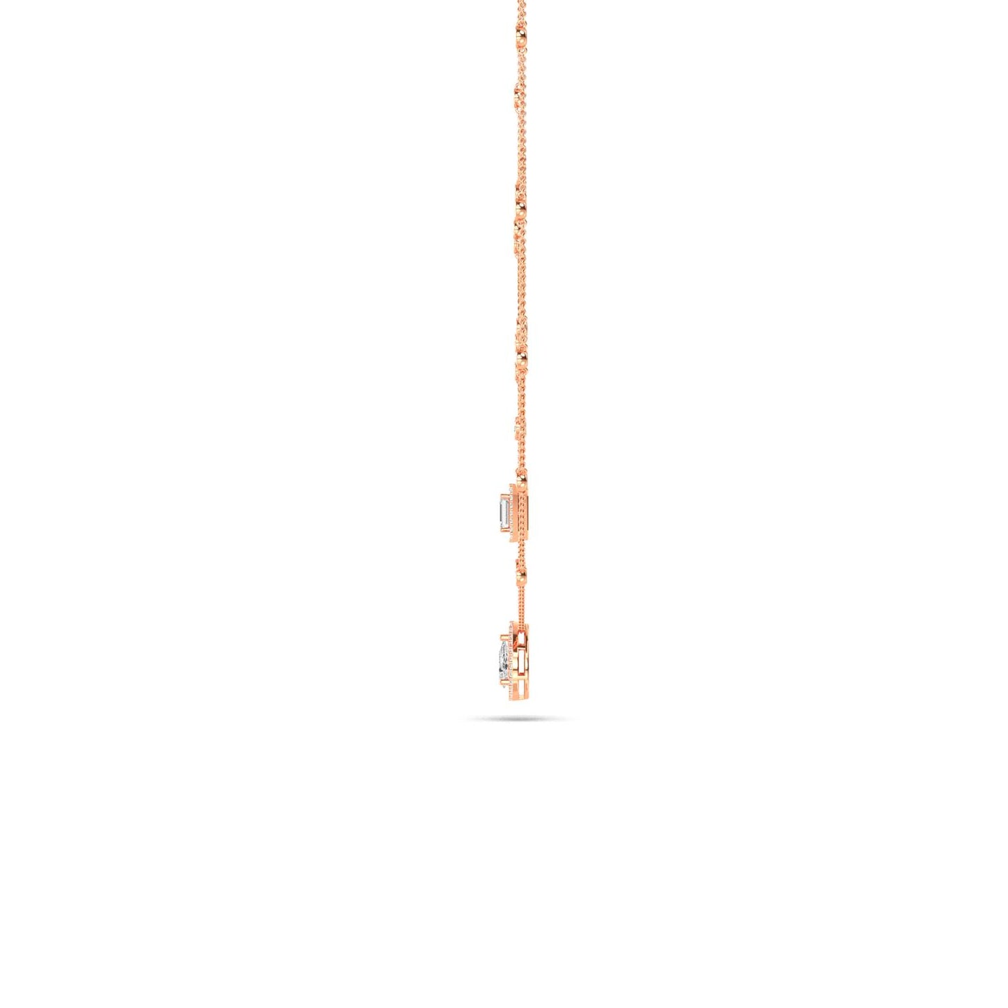 9K Rose Gold Lab Grown Diamond NECKLACE 2.13 ctw N08052-2