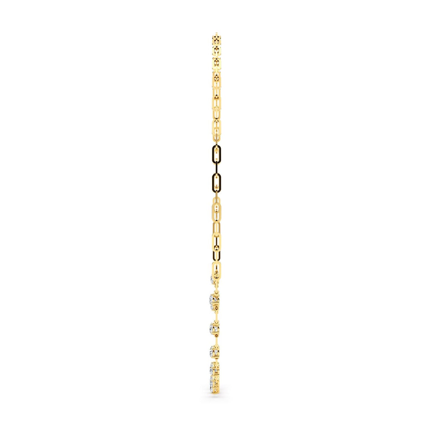 Yellow Gold Lab Grown Diamond NECKLACE 4.34 ctw N08249-4.33CT-18IN