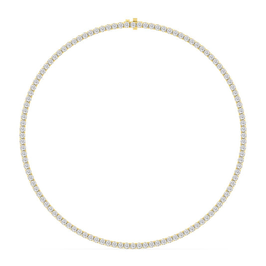 9K Yellow Gold Lab Grown Diamond NECKLACE 13.02 ctw N08390-0.10PT-16IN