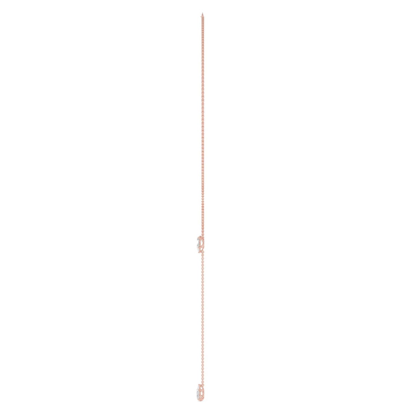 9K Rose Gold Lab Grown Diamond NECKLACE 2.00 ctw N08545PE-2-14IN