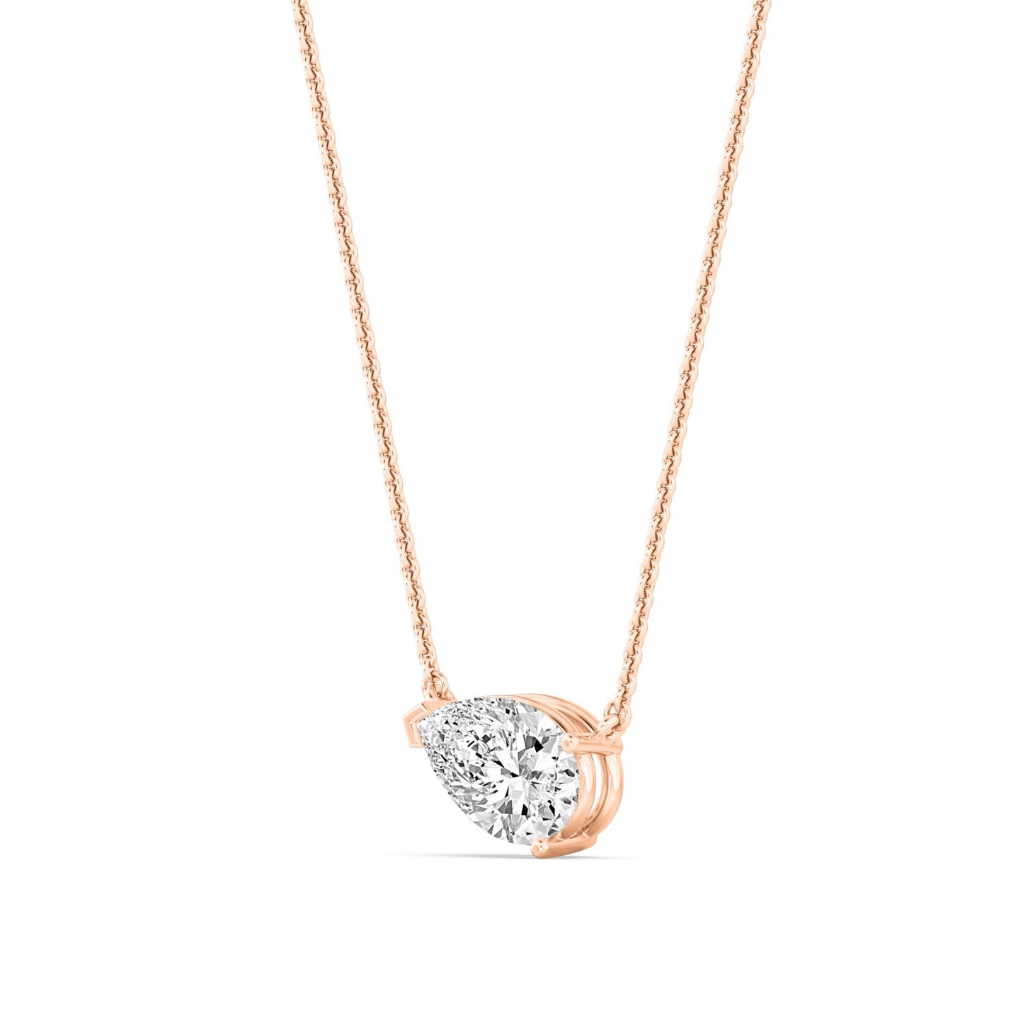 9K Rose Gold Lab Grown Diamond PENDANT 1.06 ctw P31603PE-1