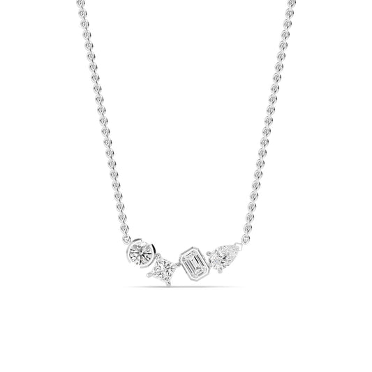 9K White Gold Lab Grown Diamond PENDANT 1.06 ctw P32448MS-1