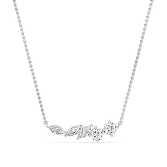 9K White Gold Lab Grown Diamond PENDANT 1.09 ctw P32697-1