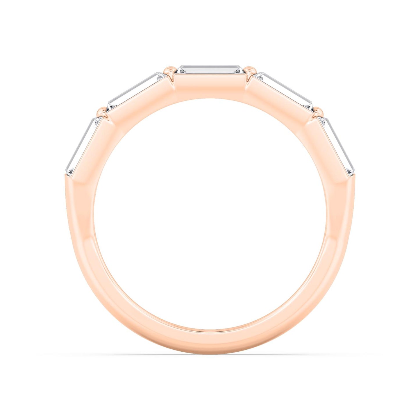 9K Rose Gold Lab Grown Diamond RING 1.02 ctw R60941-1