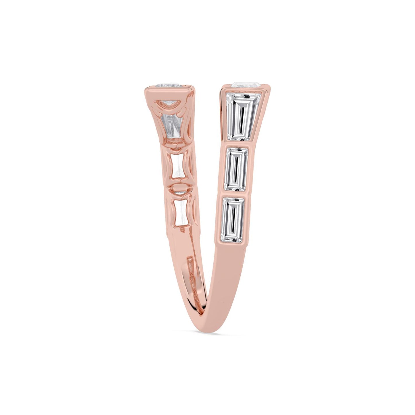 9K Rose Gold Lab Grown Diamond RING 1.76 ctw R62197-1.88CT