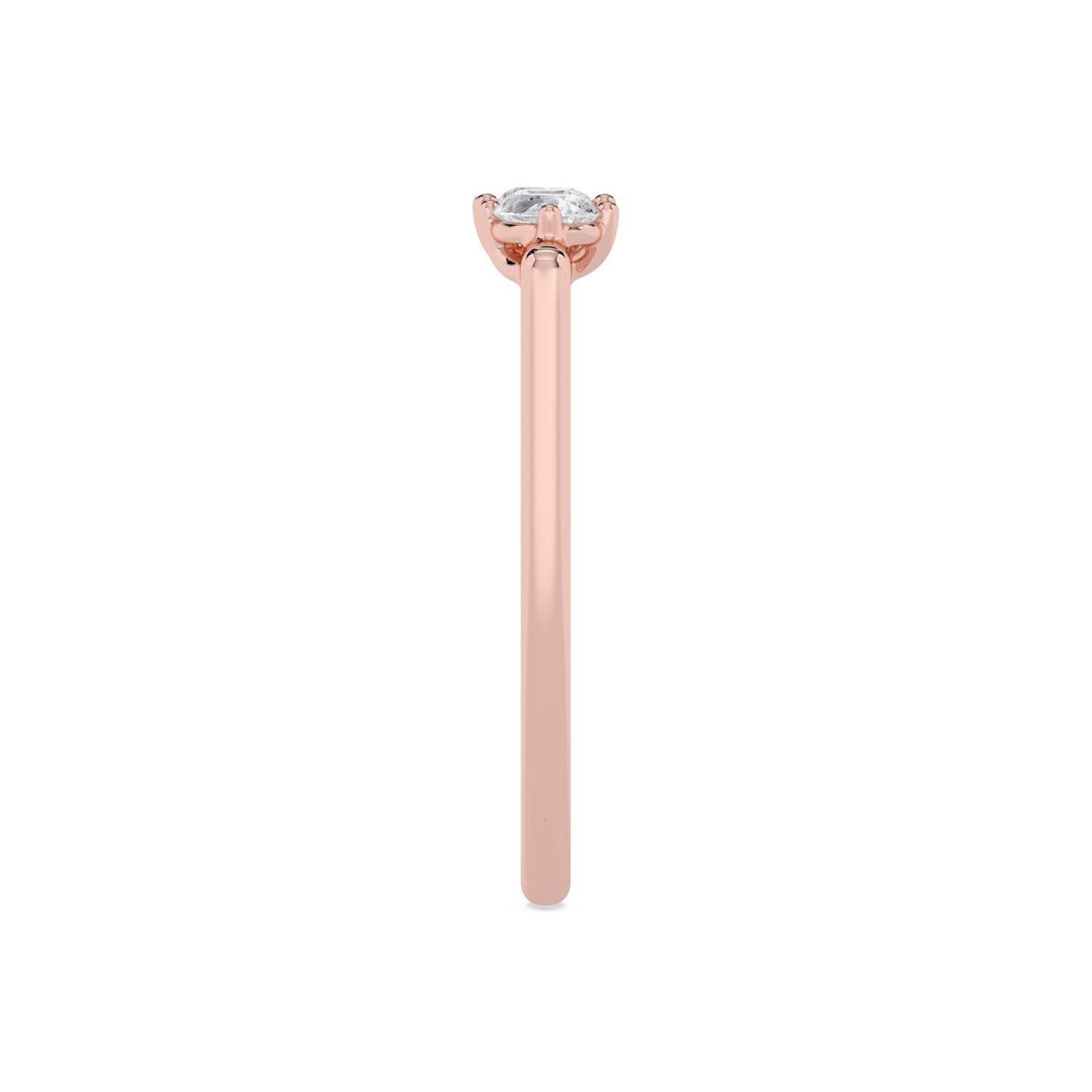 9K Rose Gold Lab Grown Diamond RING 0.29 ctw R62401-0.33CT