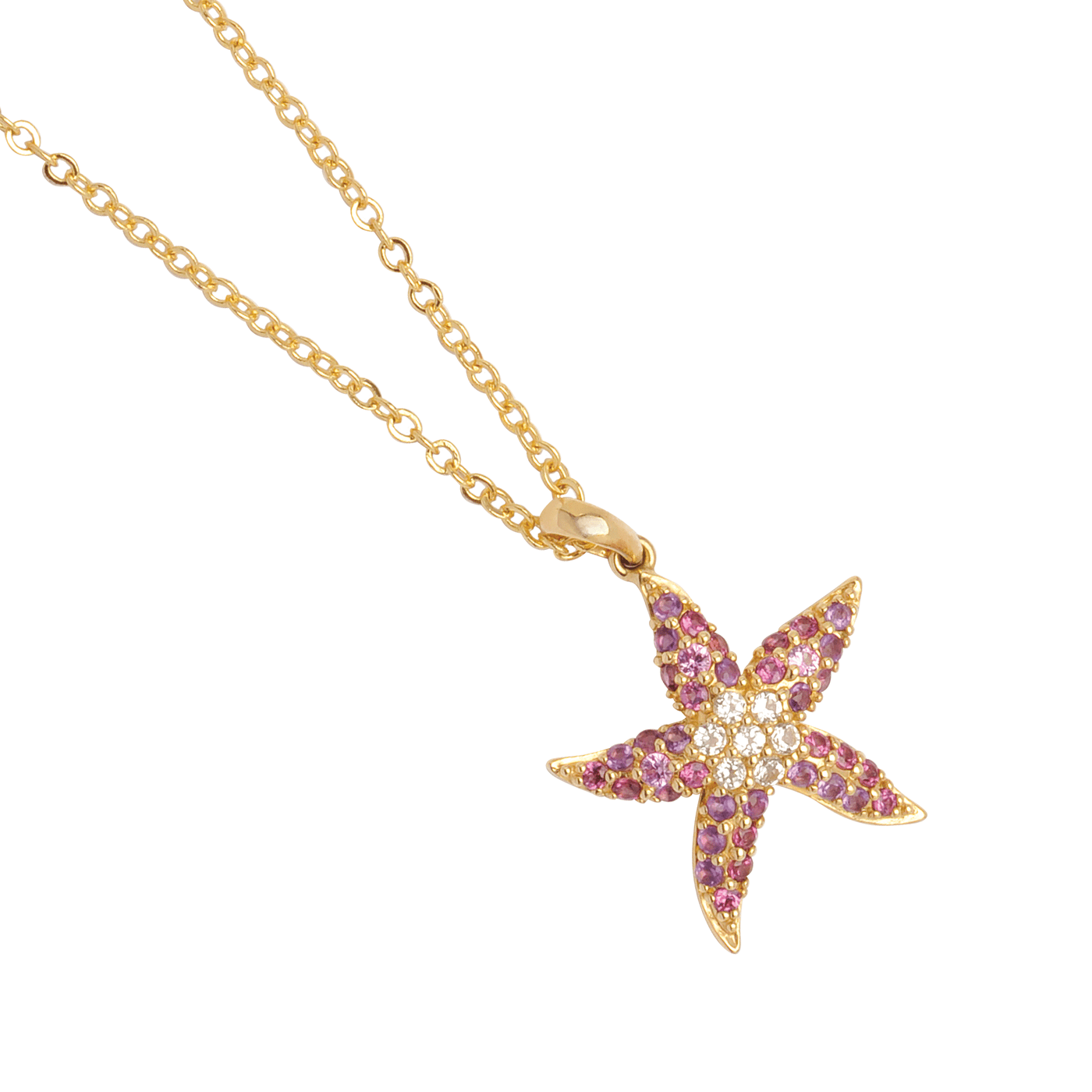 The Rosé Starfish Pendant