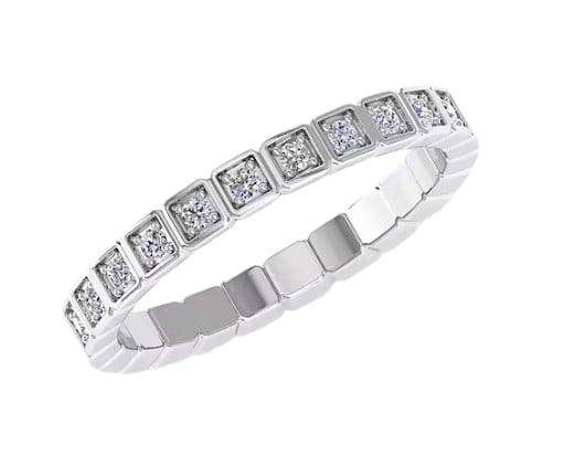 Cube Diamond Band