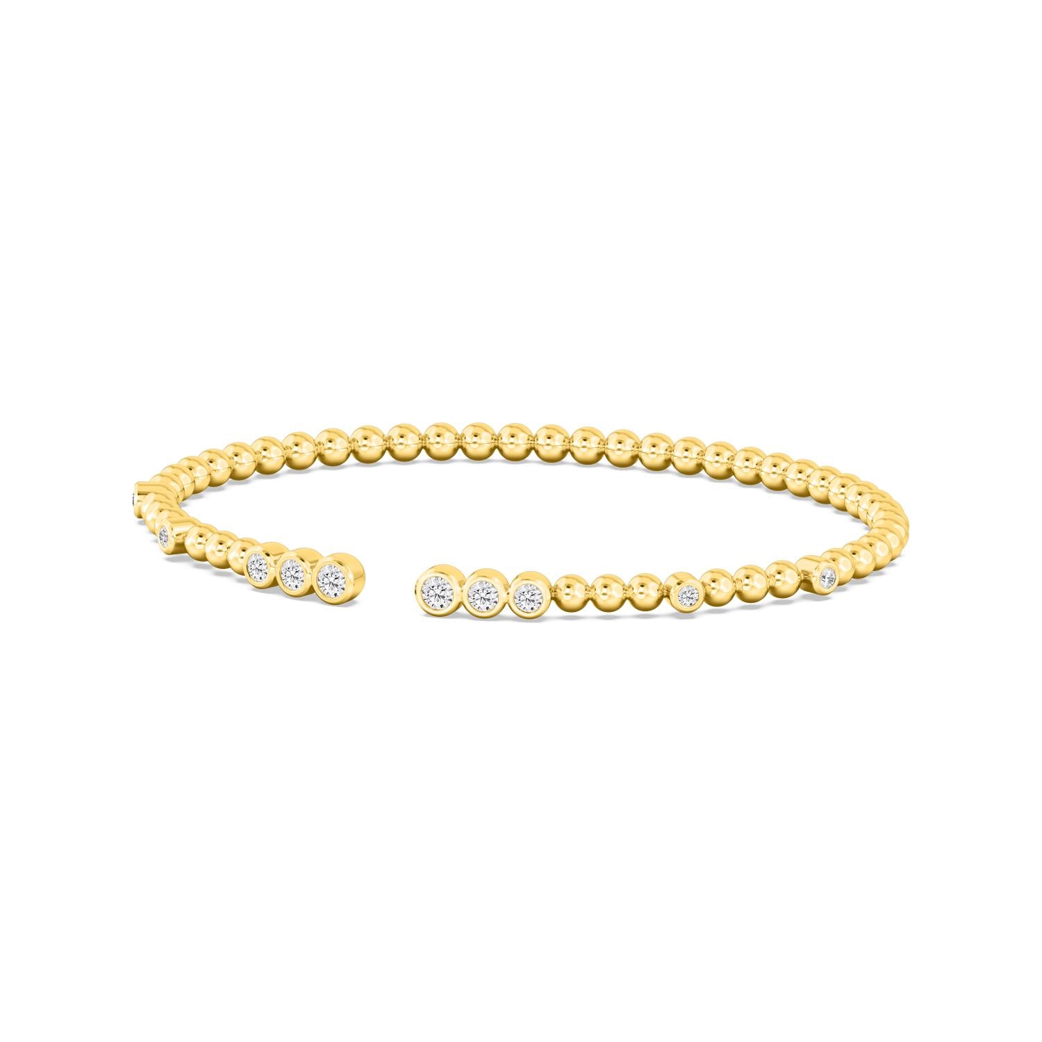 Yellow Gold Lab Grown Diamond BRACELET 0.52 ctw BG13139-0.50CT