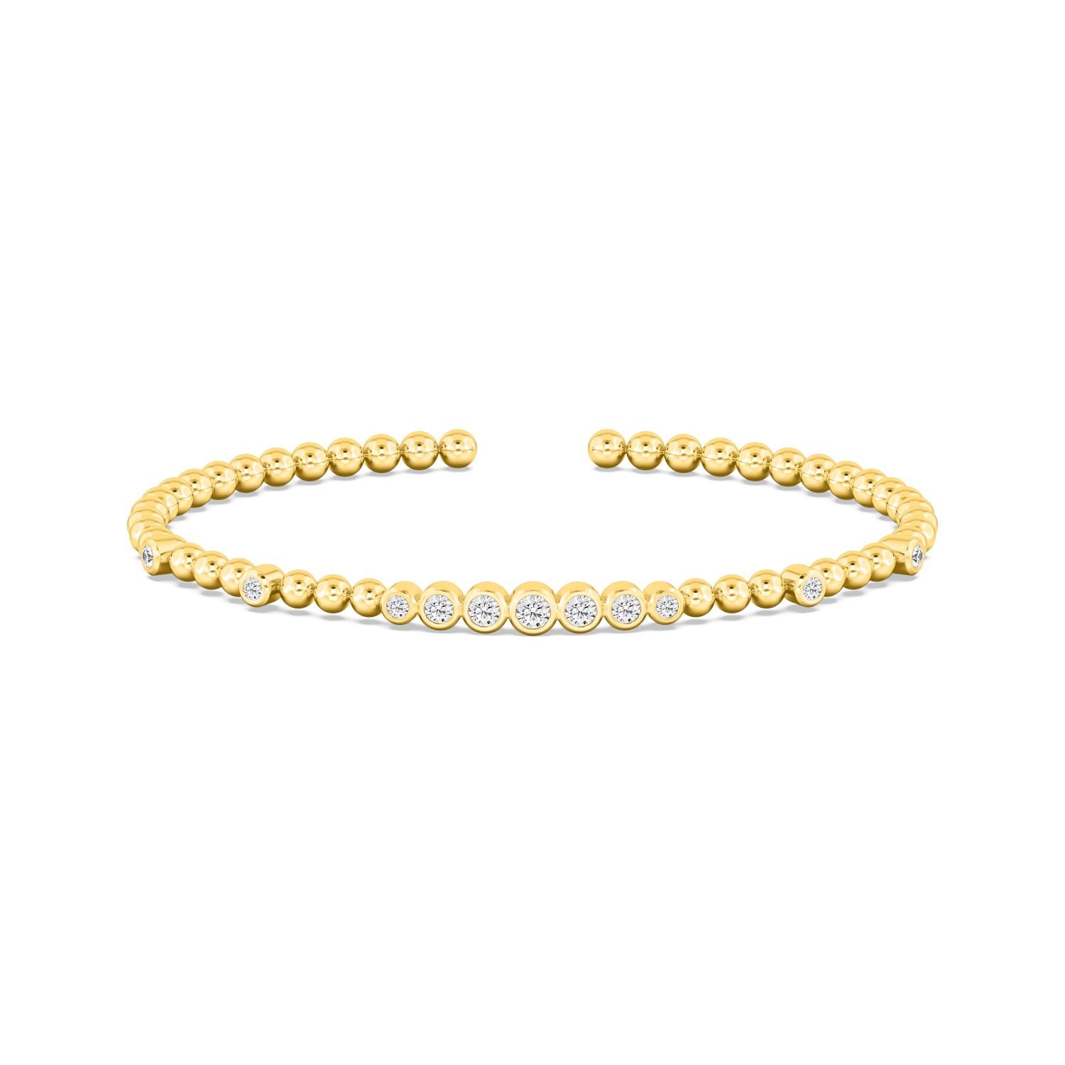 Yellow Gold Lab Grown Diamond BRACELET 0.51 ctw BG13140-0.50CT