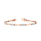 9K Rose Gold Lab Grown Diamond BRACELET 2.11 ctw BR11453-2-7IN