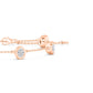 9K Rose Gold Lab Grown Diamond BRACELET 0.95 ctw BR20036OV-1