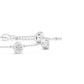 9K White Gold Lab Grown Diamond BRACELET 0.95 ctw BR20036OV-1