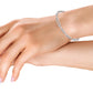 9K White Gold Lab Grown Diamond BRACELET 1.00 ctw BR20049-1-7IN