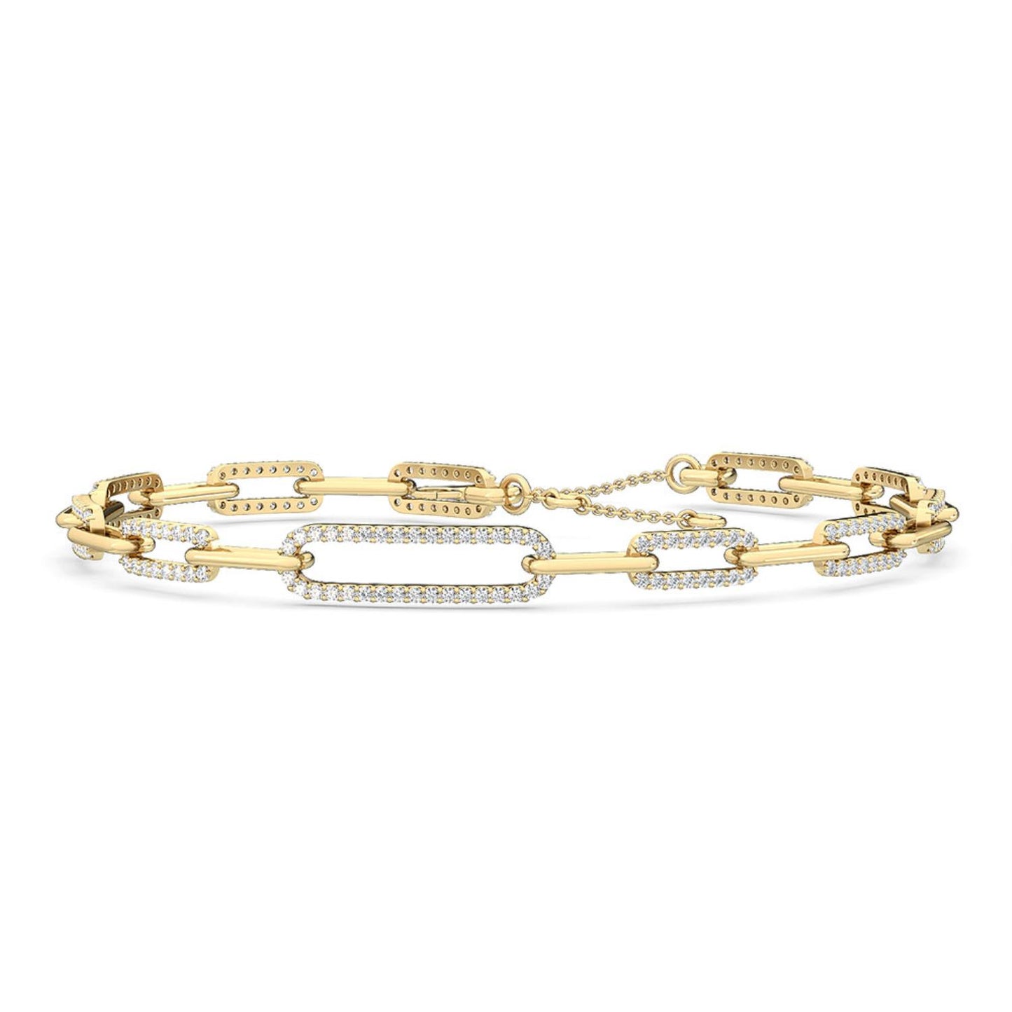 9K Yellow Gold Lab Grown Diamond BRACELET 1.00 ctw BR20049-1-7IN
