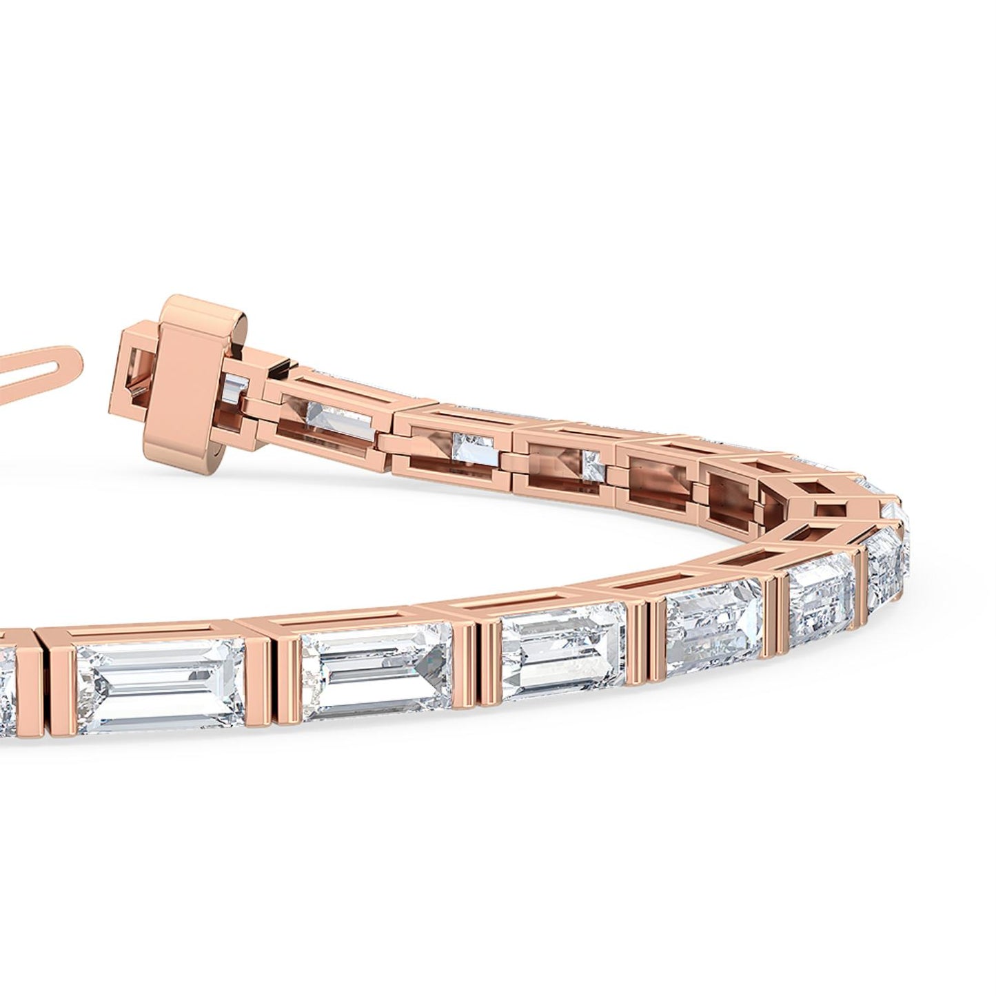 9K Rose Gold Lab Grown Diamond BRACELET 5.71 ctw BR20052BG-0.21CT-7IN