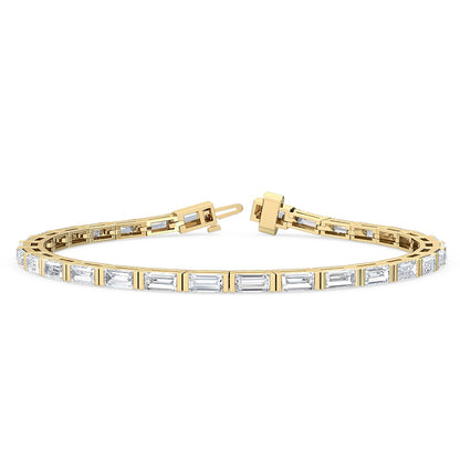 9K Yellow Gold Lab Grown Diamond BRACELET 5.71 ctw BR20052BG-0.21CT-7IN