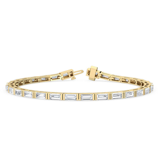9K Yellow Gold Lab Grown Diamond BRACELET 5.71 ctw BR20052BG-0.21CT-7IN