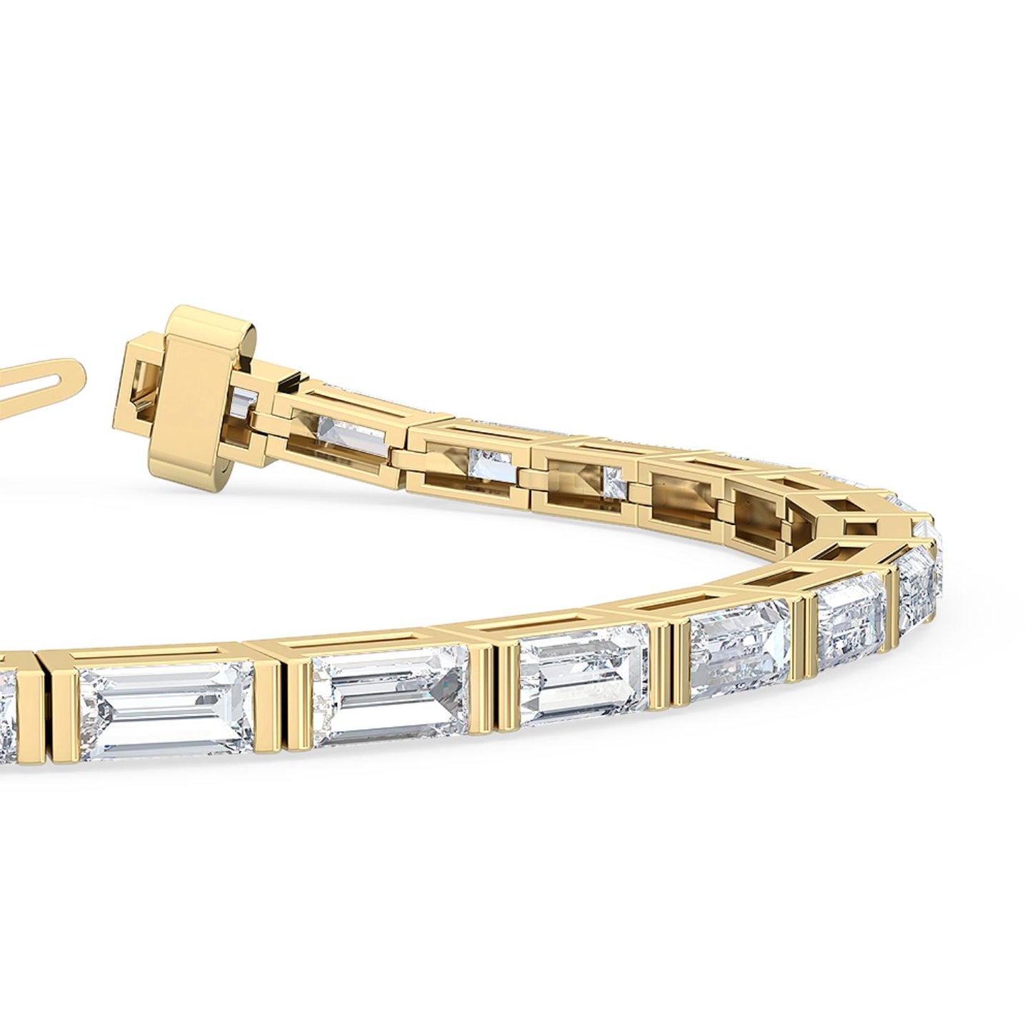 9K Yellow Gold Lab Grown Diamond BRACELET 5.71 ctw BR20052BG-0.21CT-7IN