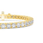 9K Yellow Gold Lab Grown Diamond Tennis Bracelet BR20227-3-7IN