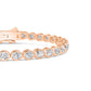 9K Rose Gold Lab Grown Diamond BRACELET 5.28 ctw BR20337OV-0.15PT-7IN