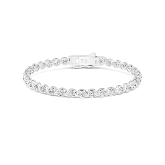 9K White Gold Lab Grown Diamond BRACELET 5.28 ctw BR20337OV-0.15PT-7IN