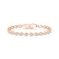 9K Rose Gold Lab Grown Diamond BRACELET 4.93 ctw BR20337PE-0.17PT-7IN