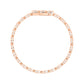 9K Rose Gold Lab Grown Diamond BRACELET 4.93 ctw BR20337PE-0.17PT-7IN