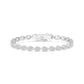 9K White Gold Lab Grown Diamond BRACELET 4.93 ctw BR20337PE-0.17PT-7IN