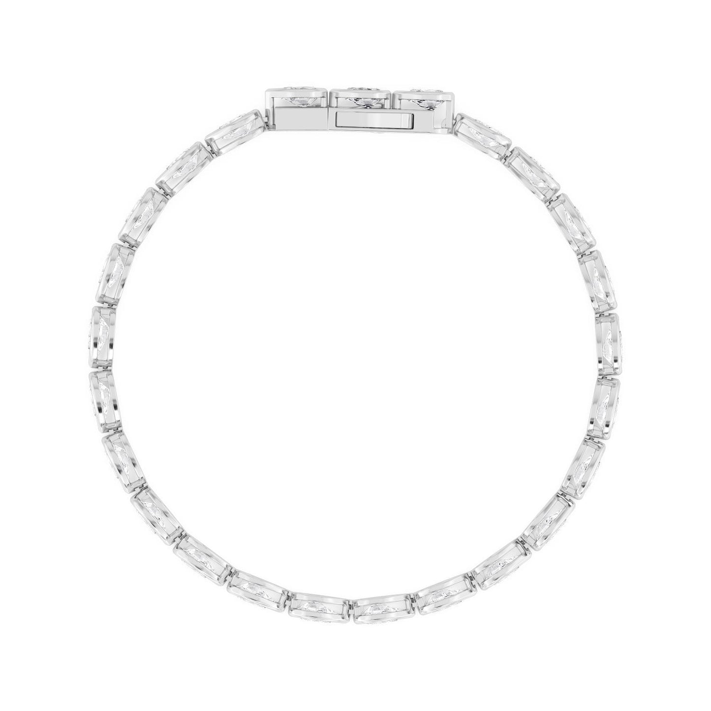 9K White Gold Lab Grown Diamond BRACELET 4.93 ctw BR20337PE-0.17PT-7IN