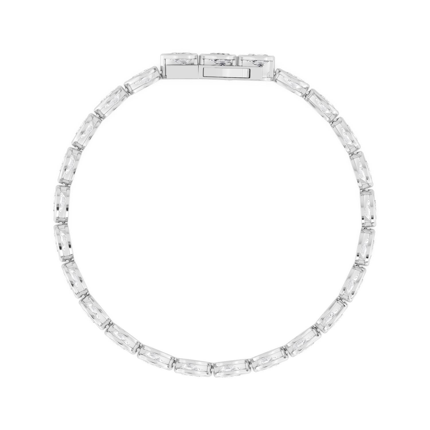 9K White Gold Lab Grown Diamond BRACELET 4.93 ctw BR20337PE-0.17PT-7IN