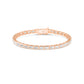 9K Rose Gold Lab Grown Diamond BRACELET 4.16 ctw BR20337RDT-0.11PT-7IN