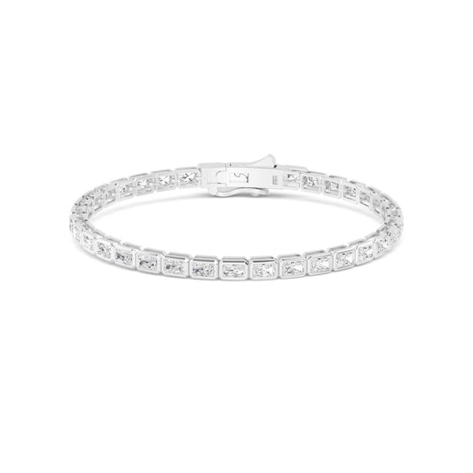 9K White Gold Lab Grown Diamond BRACELET 4.16 ctw BR20337RDT-0.11PT-7IN