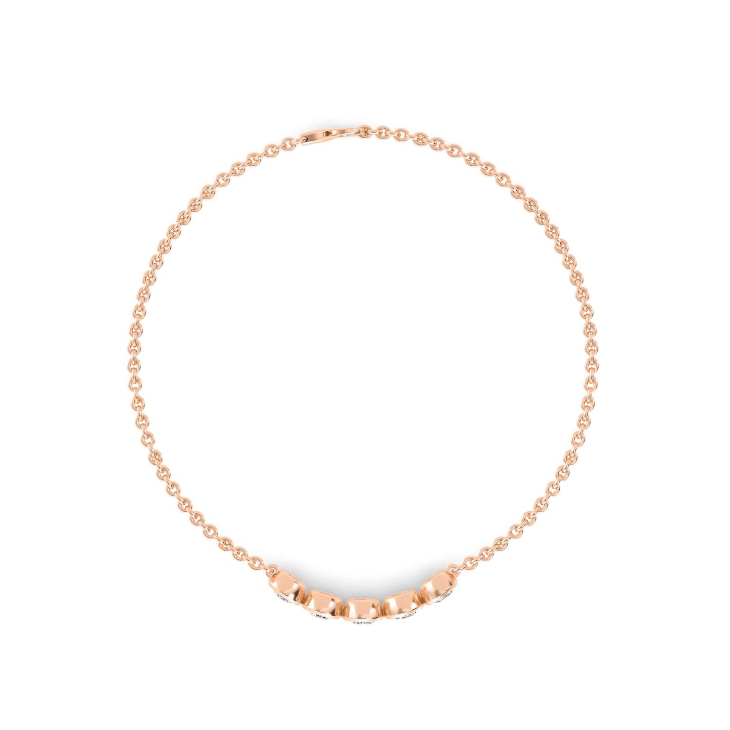 9K Rose Gold Lab Grown Diamond BRACELET 0.80 ctw BR20351-0.75CT