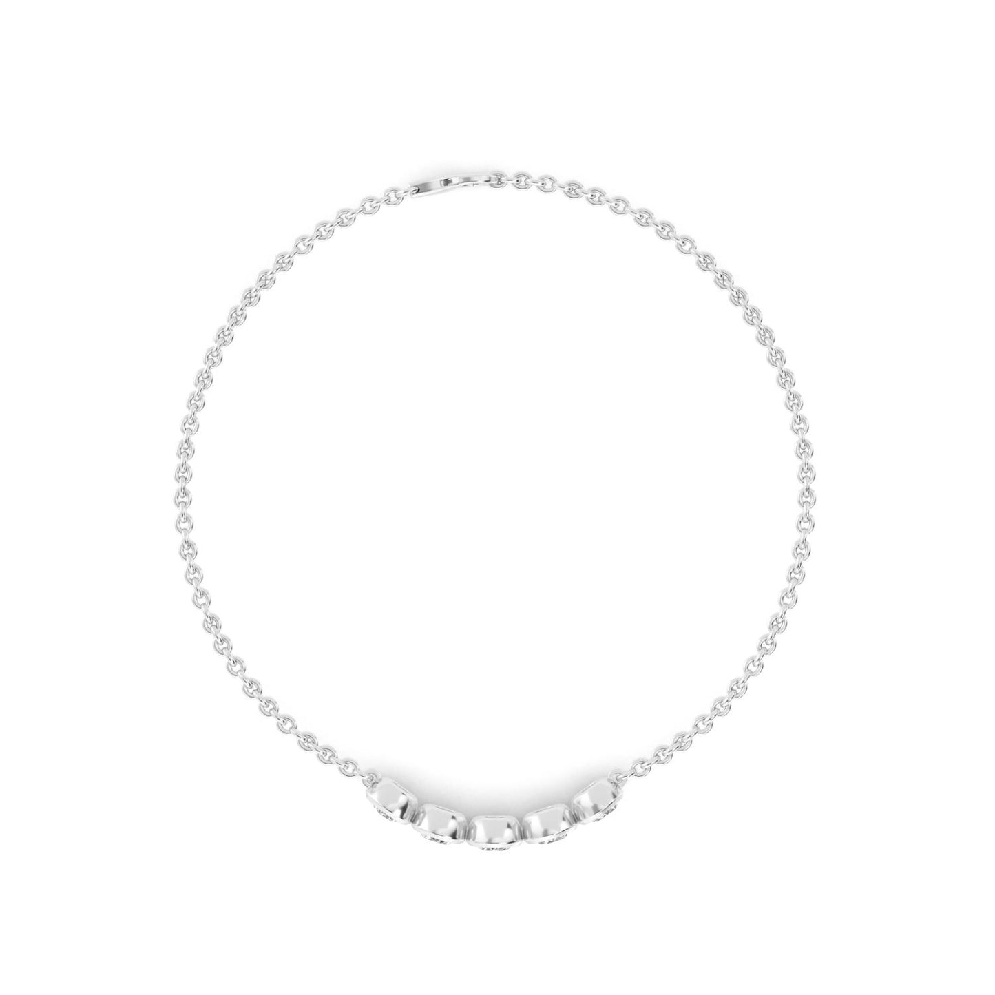 9K White Gold Lab Grown Diamond BRACELET 0.80 ctw BR20351-0.75CT