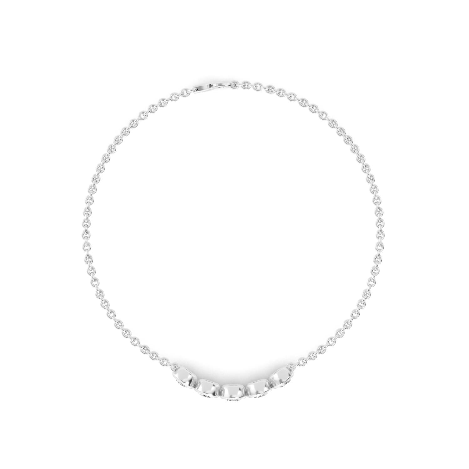 9K White Gold Lab Grown Diamond BRACELET 0.80 ctw BR20351-0.75CT