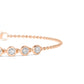 9K Rose Gold Lab Grown Diamond BRACELET 0.77 ctw BR20352-0.75CT