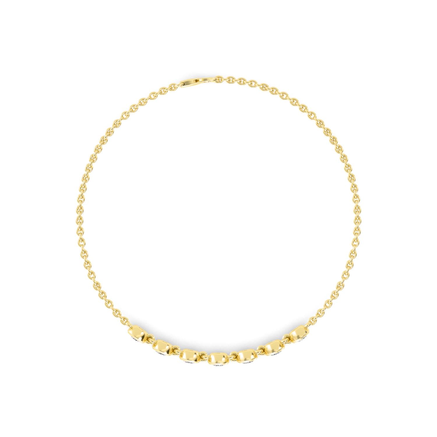 9K Yellow Gold Lab Grown Diamond BRACELET 0.77 ctw BR20352-0.75CT