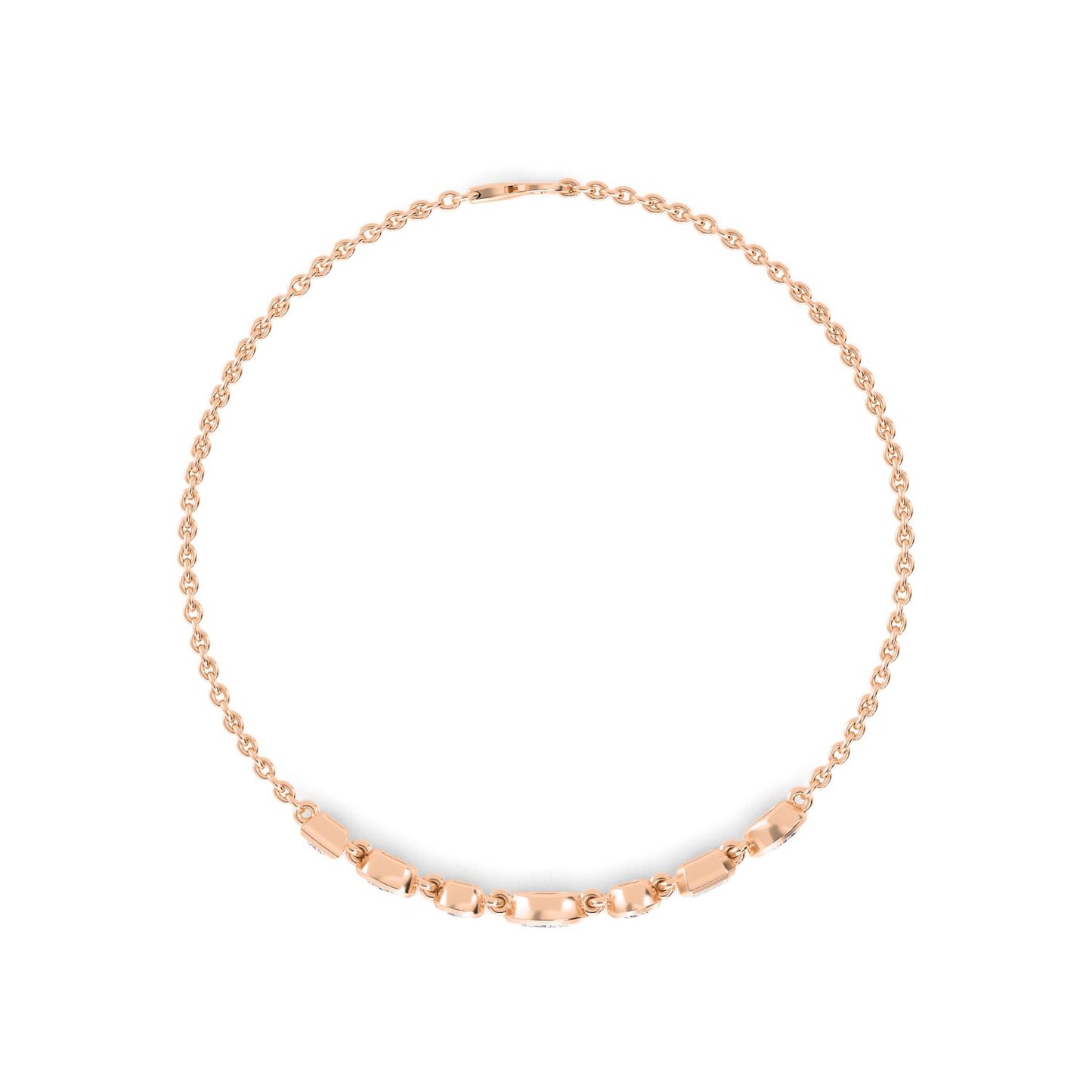 9K Rose Gold Lab Grown Diamond BRACELET 0.77 ctw BR20353MS-0.75CT