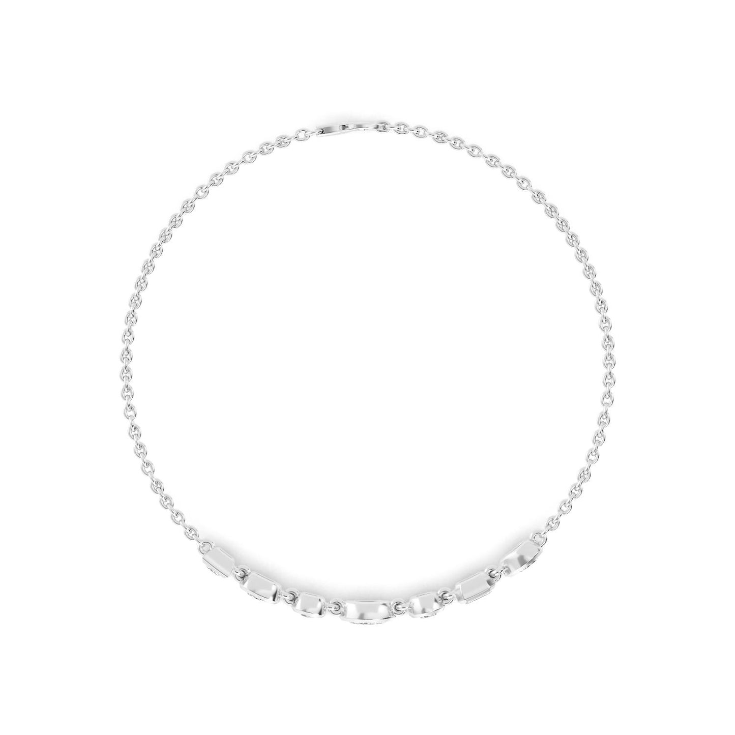9K White Gold Lab Grown Diamond BRACELET 0.77 ctw BR20353MS-0.75CT
