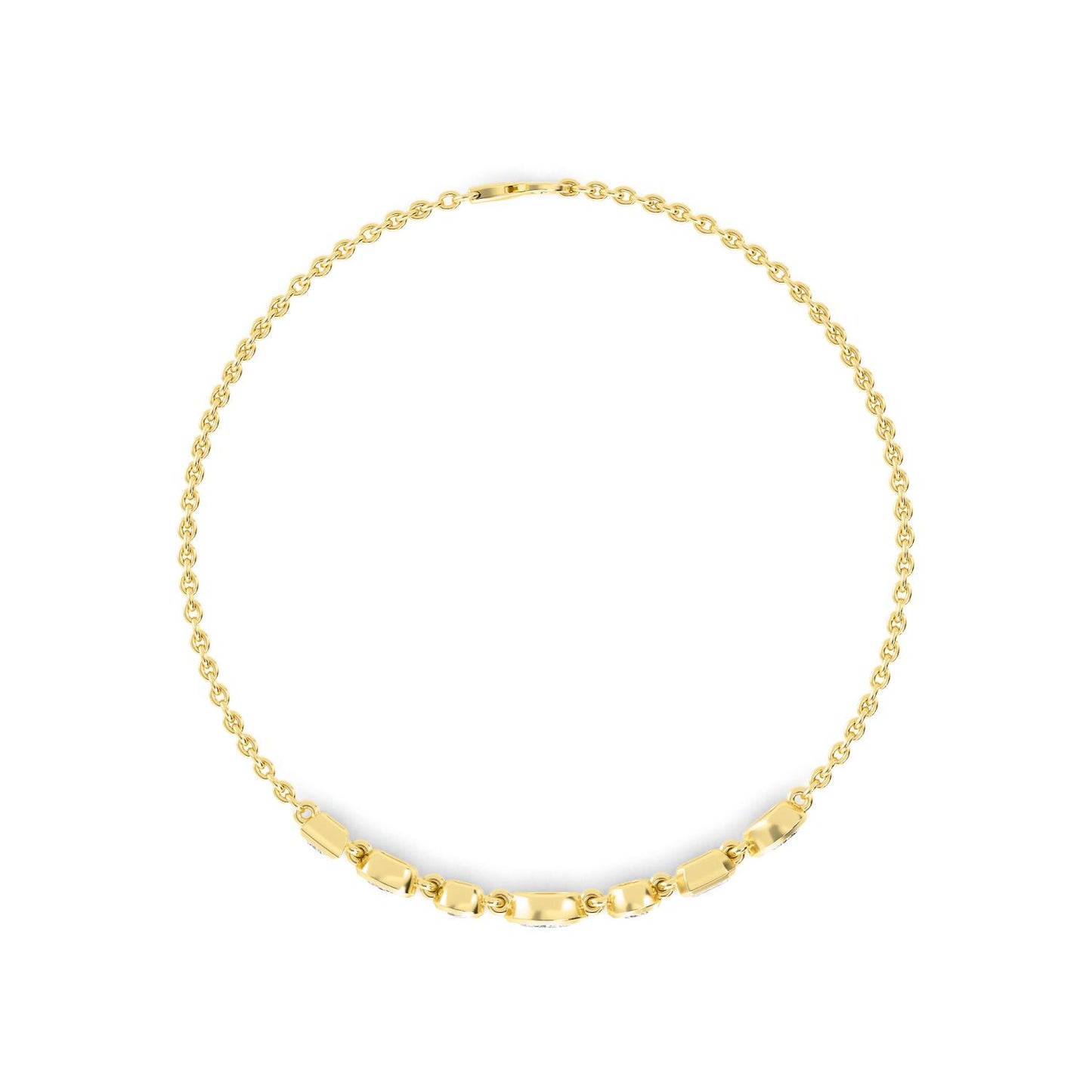 9K Yellow Gold Lab Grown Diamond BRACELET 0.77 ctw BR20353MS-0.75CT