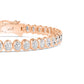 9K Rose Gold Lab Grown Diamond BRACELET 10.43 ctw BR20362OV-0.26PT-7IN
