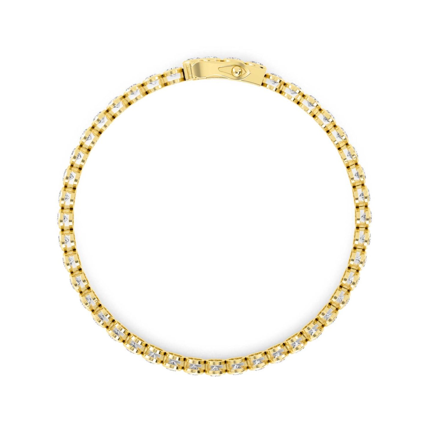 9K Yellow Gold Lab Grown Diamond BRACELET 10.43 ctw BR20362OV-0.26PT-7IN