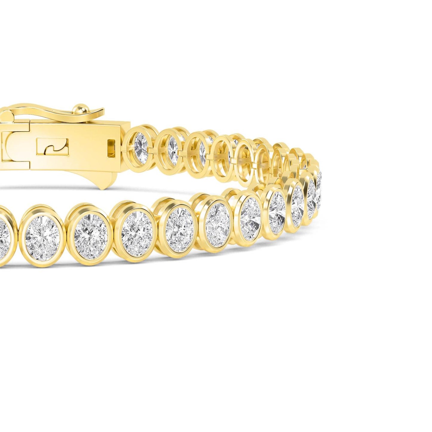 9K Yellow Gold Lab Grown Diamond BRACELET 10.43 ctw BR20362OV-0.26PT-7IN