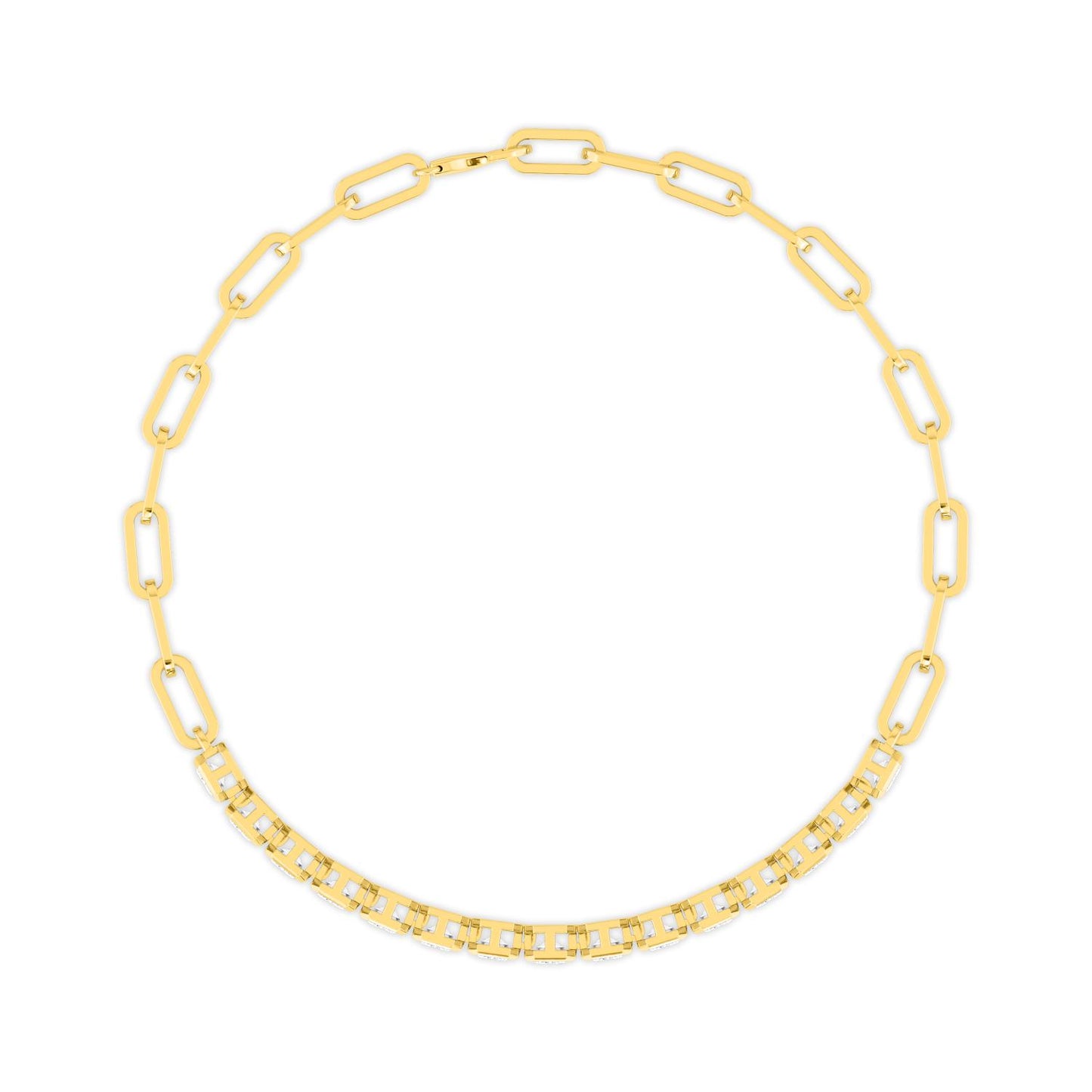 Yellow Gold Lab Grown Diamond BRACELET 1.62 ctw BR20368-0.10PT-6.5IN