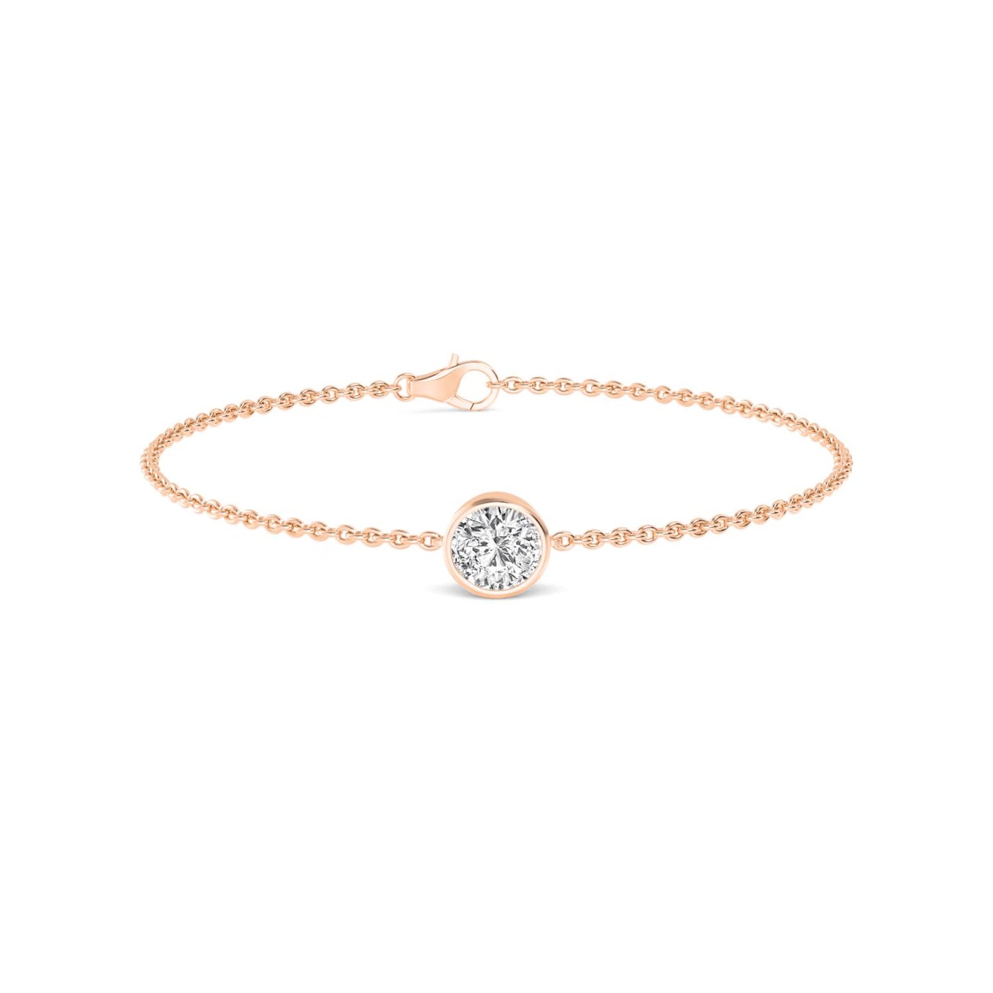9K Rose Gold Lab Grown Diamond BRACELET 1.00 ctw BR20399-1