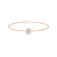 9K Rose Gold Lab Grown Diamond BRACELET 1.00 ctw BR20399-1