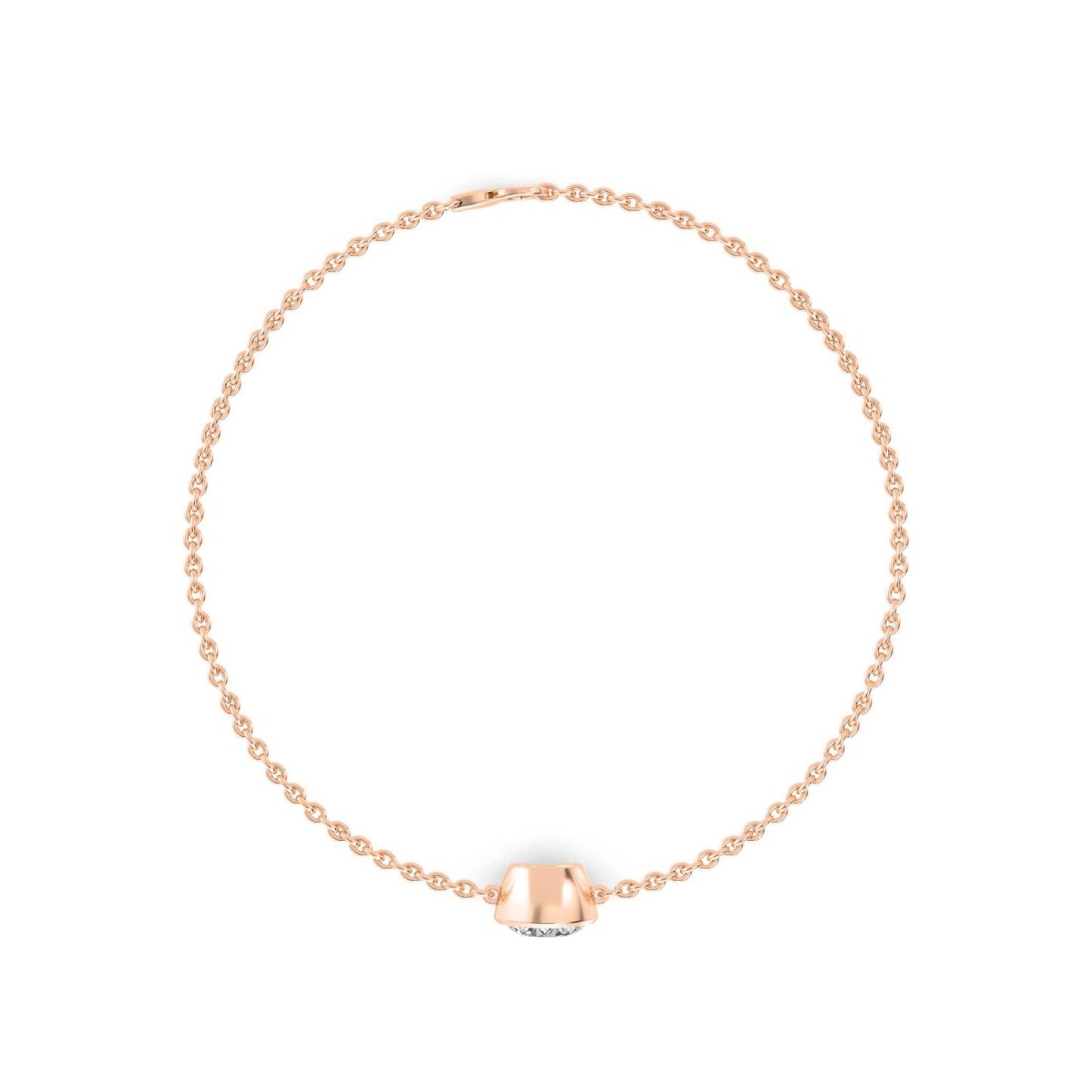 9K Rose Gold Lab Grown Diamond BRACELET 1.00 ctw BR20399-1