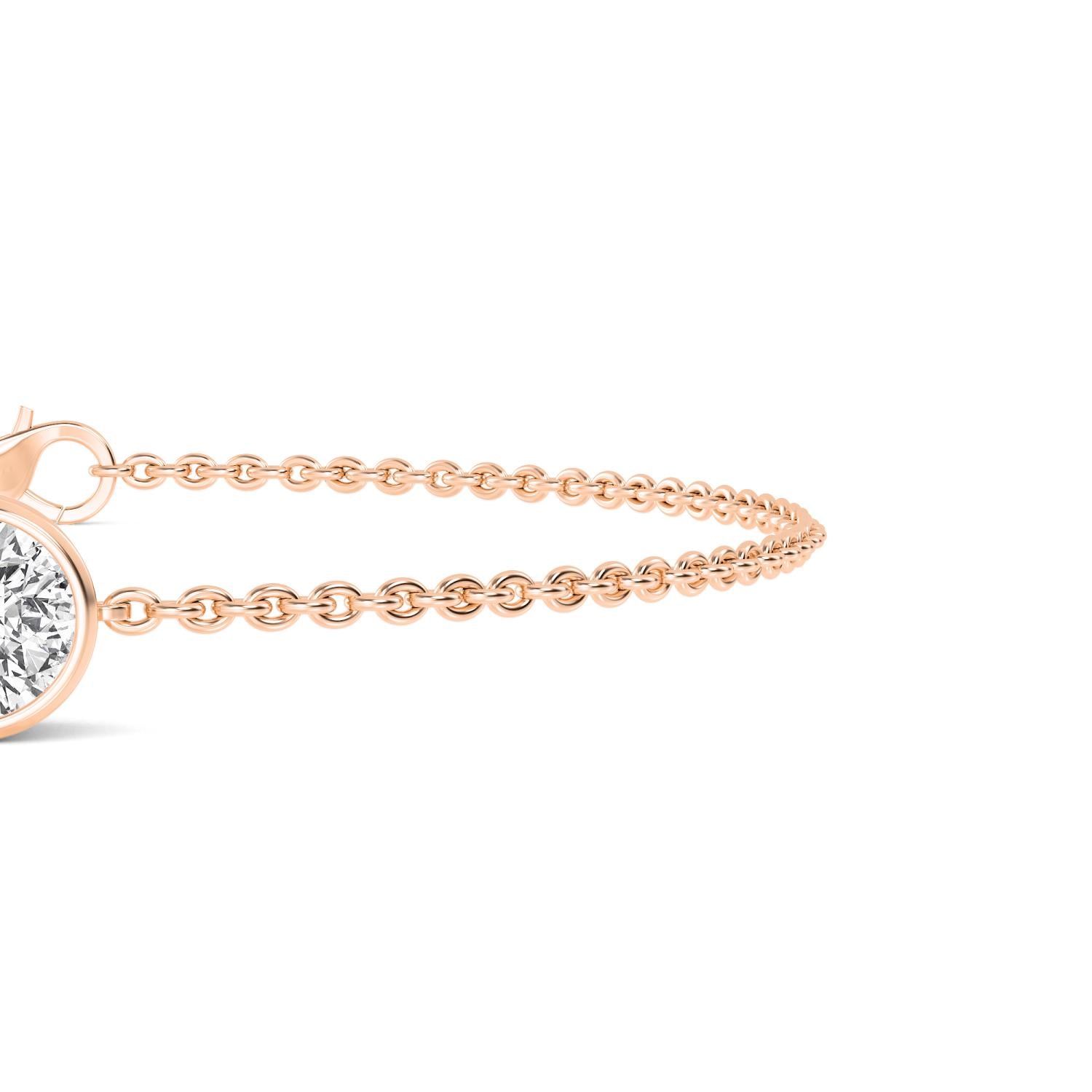 9K Rose Gold Lab Grown Diamond BRACELET 1.00 ctw BR20399-1