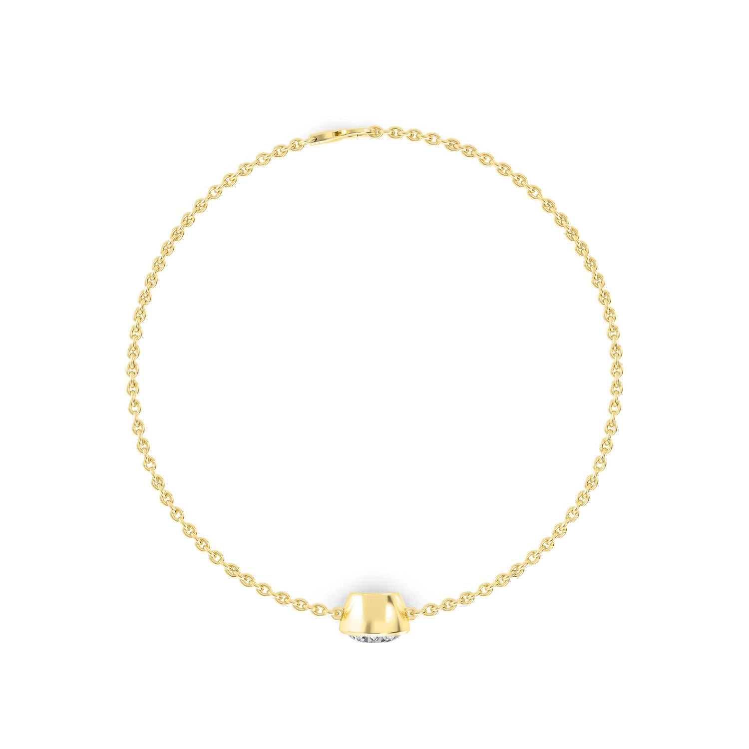 9K Yellow Gold Lab Grown Diamond BRACELET 1.00 ctw BR20399-1